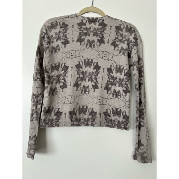 Lisa Todd Grey Black Cotton Pop Star Sweater Sz XS - Picture 7 of 8